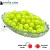 İthal Camgöz Yeşil Sazan Balık Boncuğu 14 mm (İç Çap: 2.5 mm) - 500 Gr Paket