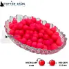 Kulplu Pembe Sazan Balık Boncuğu 11.5 mm (İç Çap: 2 mm) - 500 Gr Paket