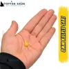 Kulplu Sarı Sazan Balık Boncuğu 8 mm (Kulp / İç Çap: 2 mm) - 500 Gr Paket