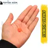 Tek Mısır Tanesi Formunda Turuncu Sazan Boncuğu 11.5 x 6.5 mm (İç Çap: 3 mm) - 500 Gr Paket