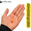 Zeytin Formunda Turuncu-Sarı Sazan Balık Boncuğu 15 x 11.5 mm (İç Çap: 3 mm) - 500 Gr Paket