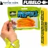 Fubelo Reptilz LRF ve Spin Silikon Yemi - Orange 7.5 cm (BM-92 O)
