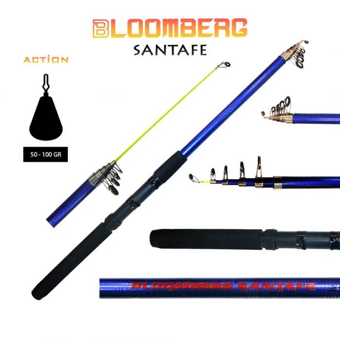 Bloomberg Santafe Teleskobik Olta Kamışı 210cm 50-100g