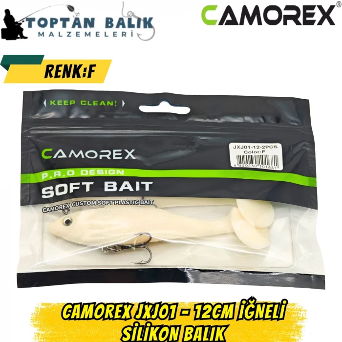 Camorex JXJ01 12cm 2li İğneli Silikon Balık (Renk: D)