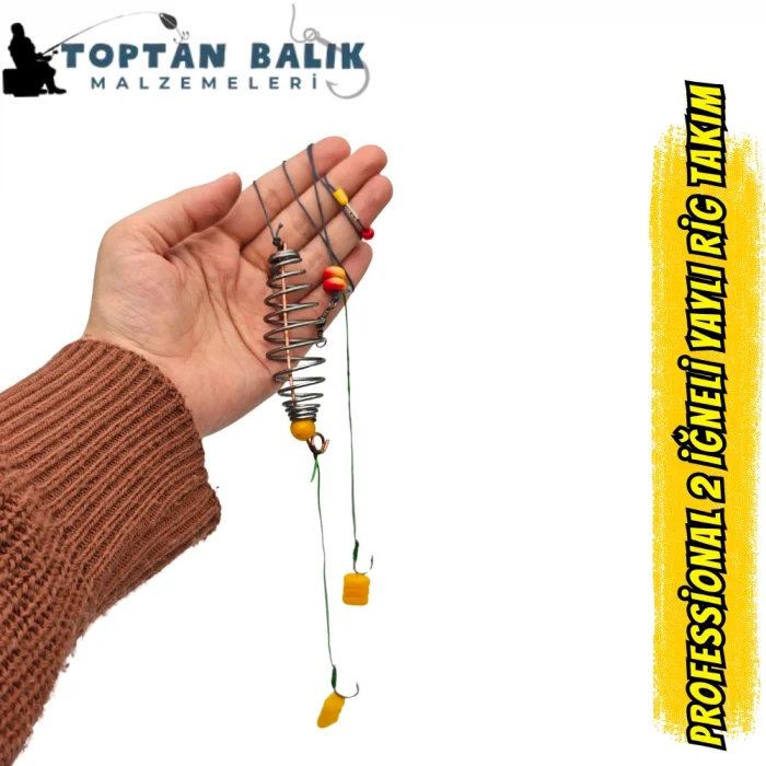 Professional 2 İğneli Yaylı Rig Takımı (Hazır Sazan Sistemi)