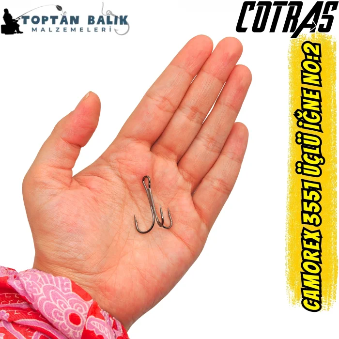 Camorex 3551 Üçlü Çarpma İğne No:2 (100 Adet) - 27.50 mm