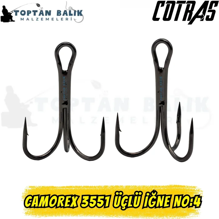 Camorex 3551 Üçlü Çarpma İğne No:4 (100 Adet) - 23.50 mm