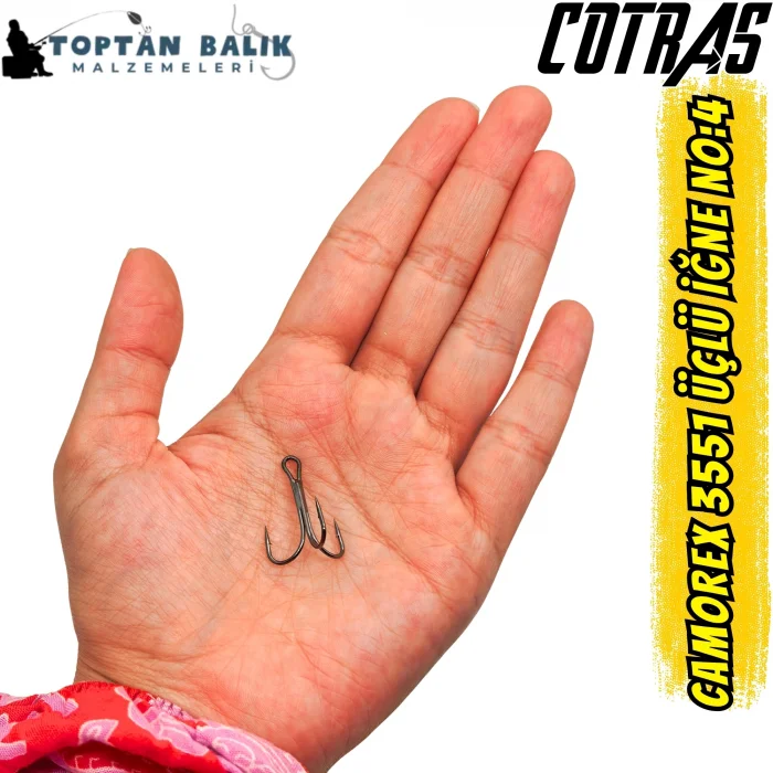 Camorex 3551 Üçlü Çarpma İğne No:4 (100 Adet) - 23.50 mm