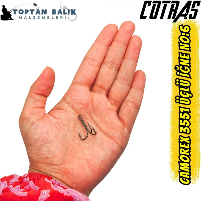 Camorex 3551 Üçlü Çarpma İğne No:6 (100 Adet) - 19.50 mm