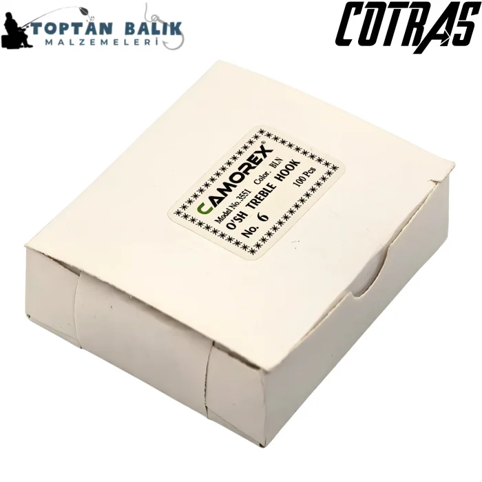 Camorex 3551 Üçlü Çarpma İğne No:6 (100 Adet) - 19.50 mm
