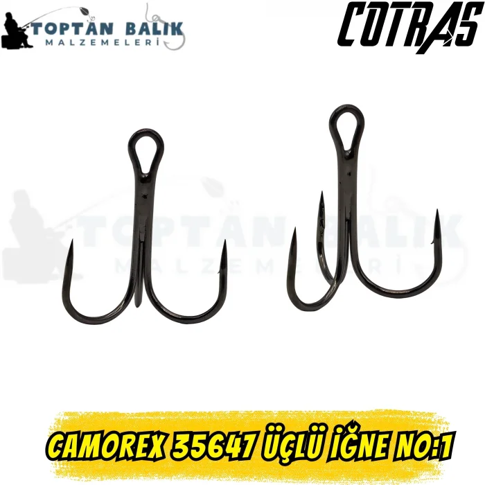 Camorex 35647 Üçlü Çarpma İğne No:1 (100 Adet) - 29.50 mm
