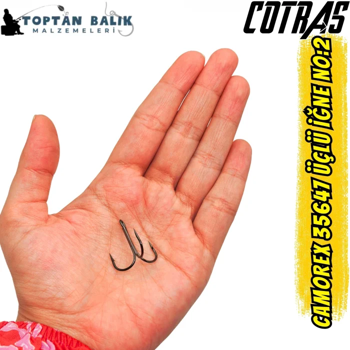 Camorex 35647 Üçlü Çarpma İğne No:2 (100 Adet) - 24.50 mm