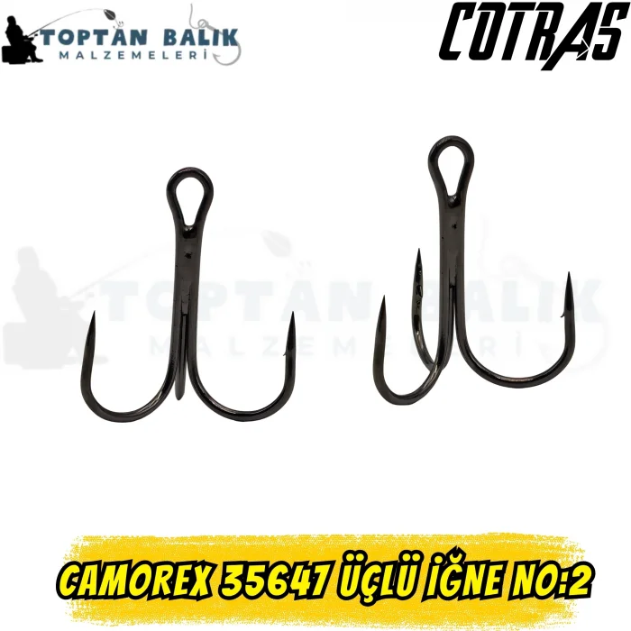 Camorex 35647 Üçlü Çarpma İğne No:2 (100 Adet) - 24.50 mm