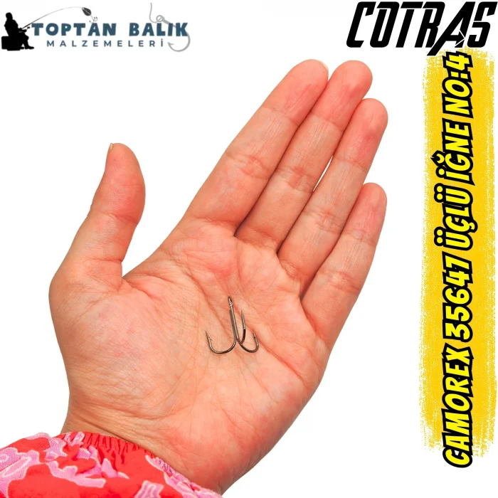 Camorex 35647 Üçlü Çarpma İğne No:4 (100 Adet) - 21 mm