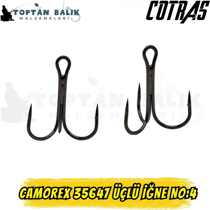 Camorex 35647 Üçlü Çarpma İğne No:4 (100 Adet) - 21 mm