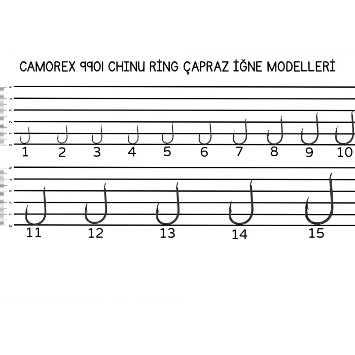 Camorex 9901 Chinu Ring Çapraz İğne No: 14