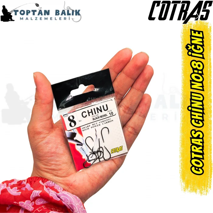 Cotras Chinu No:8 Alabalık İğnesi (10 Adet)