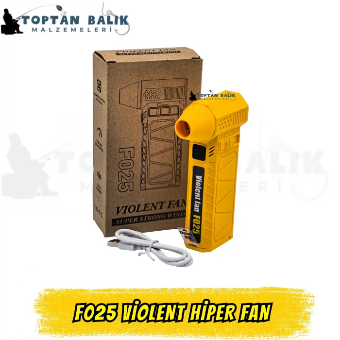 F025 Violent Hiper Fan Şarjlı Mini El Fanı