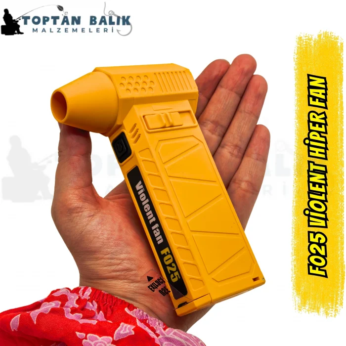 F025 Violent Hiper Fan Şarjlı Mini El Fanı