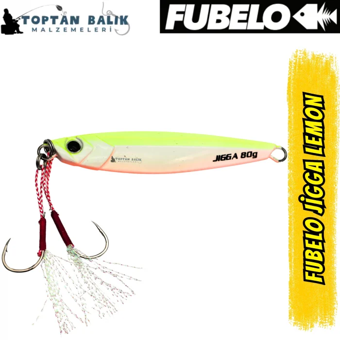 Fubelo Jigga 30g Spin Shore Jigging Metal Sahte Balık