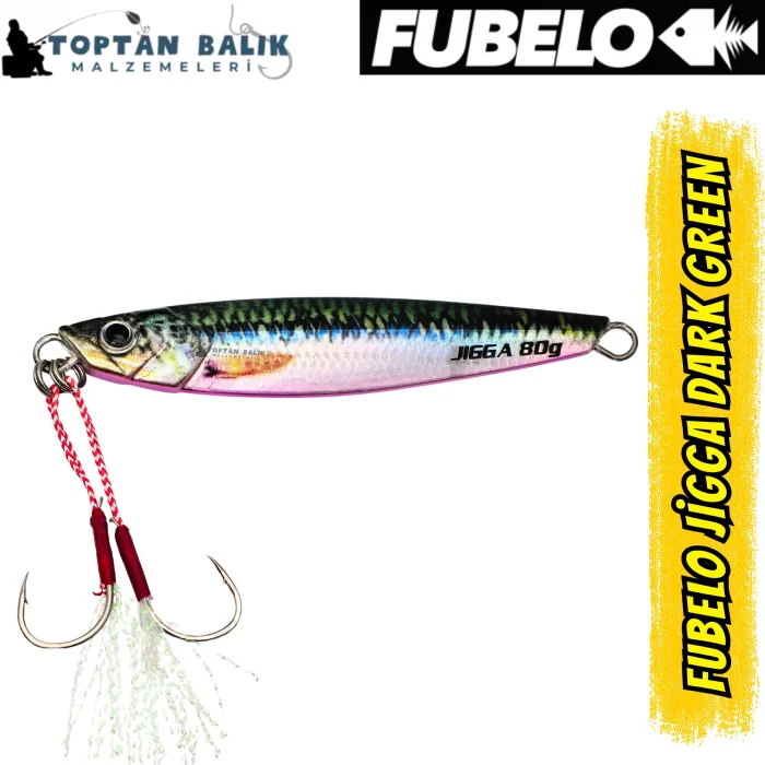 Fubelo Jigga 30g Spin Shore Jigging Metal Sahte Balık