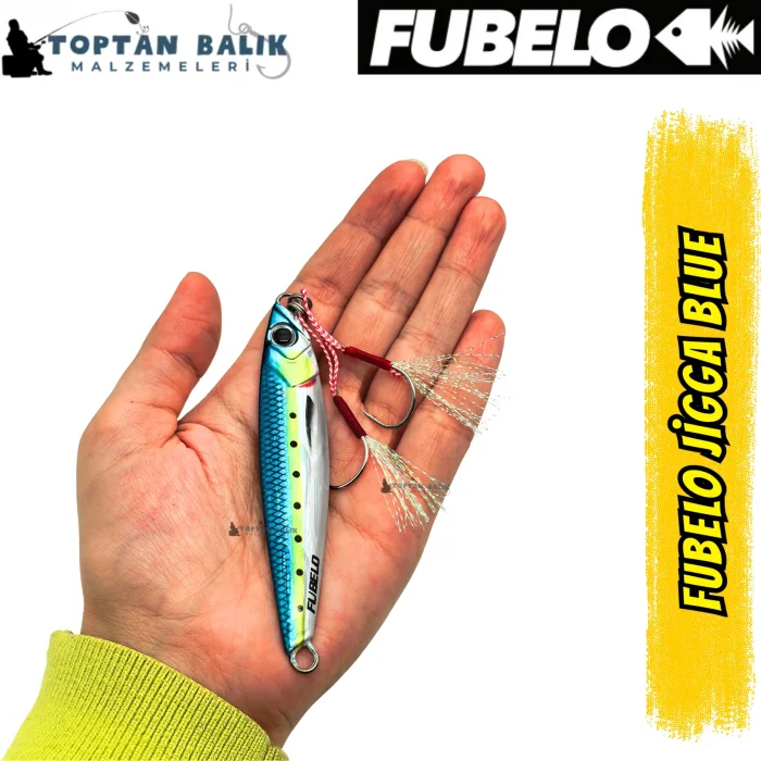 Fubelo Jigga 40g Spin Shore Jigging Metal Sahte Balık