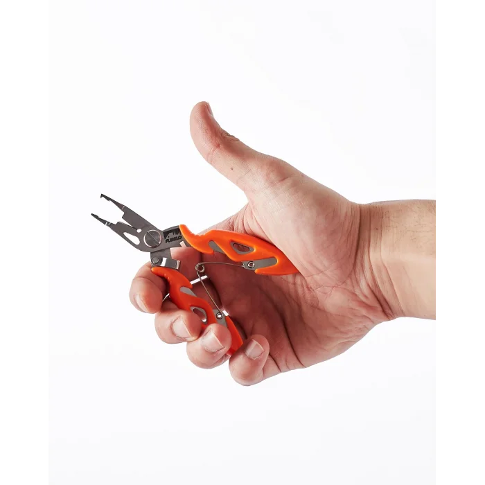 Fubelo Mini Split Ring Paslanmaz Halka Açma Pensesi - Turuncu