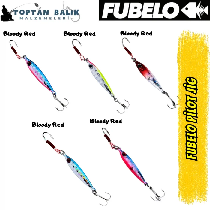 Fubelo Pilot 7g Suni Maket Balık LRF Light Spin Metal Jig