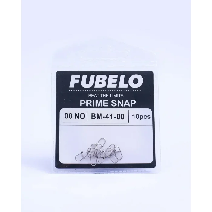 Fubelo Prime Snap Paslanmaz Ultra Güçlü Balıkçı Klipsi No: 0