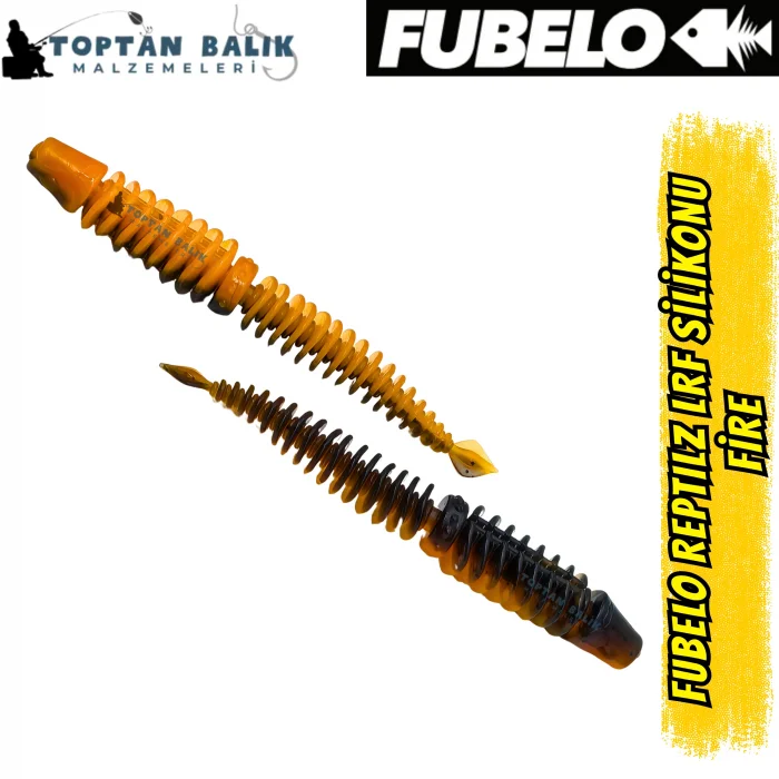 Fubelo Reptilz LRF ve Spin Silikon Yemi - Fire 7.5 cm (BM-92 F)
