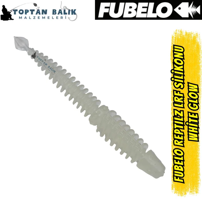 Fubelo Reptilz LRF ve Spin Silikon Yemi - White Glow 7.5 cm (BM-92 WG)