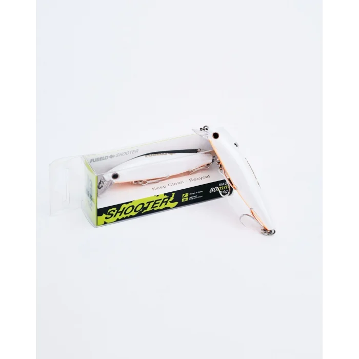 Fubelo Shooter Tungsten AR-C Sinking Maket Yem 8 cm 10 gr - Beyaz