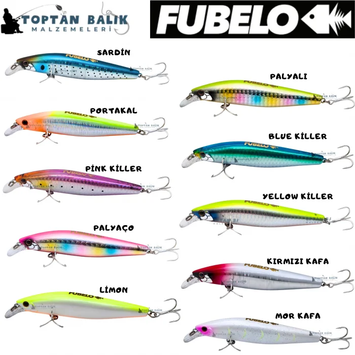 Fubelo Trapper Tungsten AR-C Sinking Maket Yem 9.9 cm 17 gr - Limon