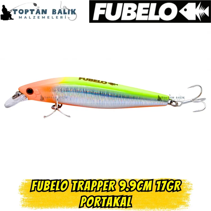 Fubelo Trapper Tungsten AR-C Sinking Maket Yem 9.9 cm 17 gr - Portakal