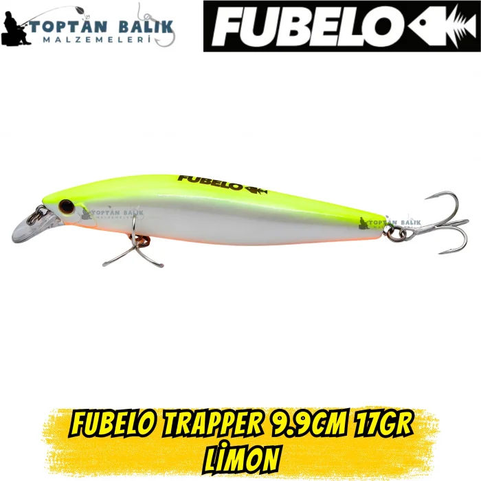 Fubelo Trapper Tungsten AR-C Sinking Maket Yem 9.9 cm 17 gr - Limon
