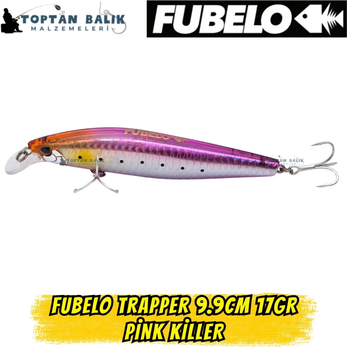 Fubelo Trapper Tungsten AR-C Sinking Maket Yem 9.9 cm 17 gr - Pink Killer