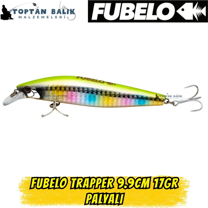 Fubelo Trapper Tungsten AR-C Sinking Maket Yem 9.9 cm 17 gr - Palyalı