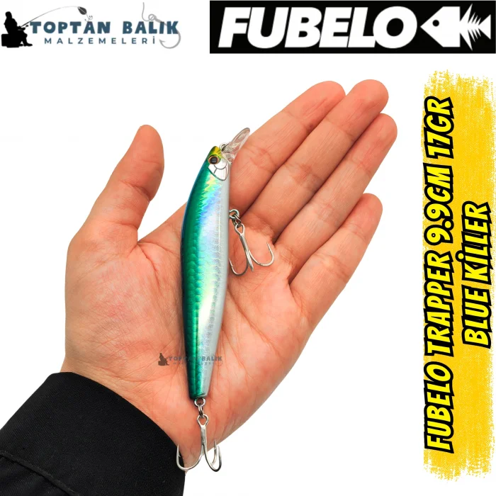 Fubelo Trapper Tungsten AR-C Sinking Maket Yem 9.9 cm 17 gr - Blue Killer