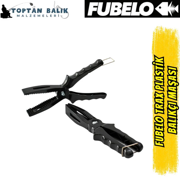 Fubelo Trax Plastik Balıkçı Maşası - Siyah