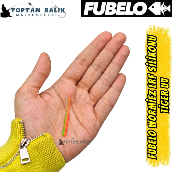 Fubelo Wormiez LRF Silikon Yemi - Fire Tiger (5.2 cm / 18 Adet)