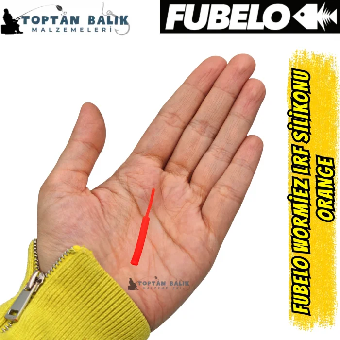 Fubelo Wormiez LRF Silikon Yemi - Orange (5.2 cm / 18 Adet)