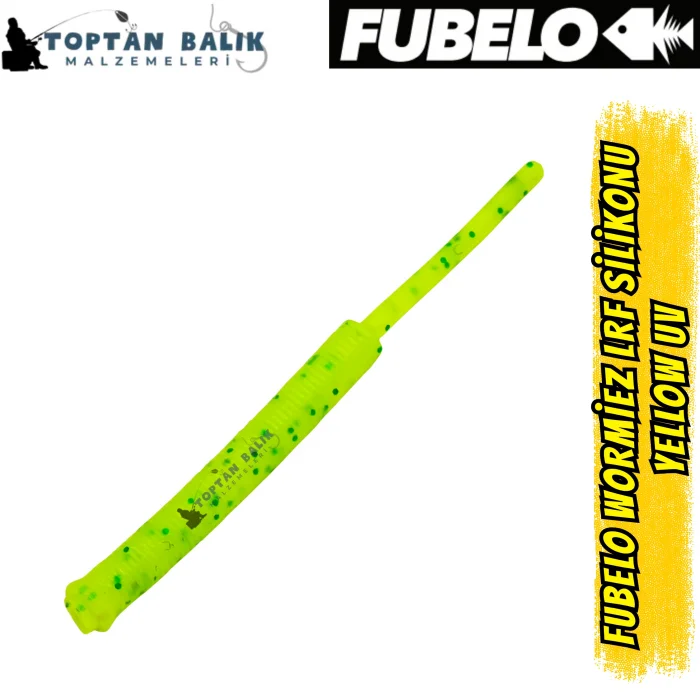 Fubelo Wormiez LRF Silikon Yemi - Yellow UV (5.2 cm / 18 Adet)