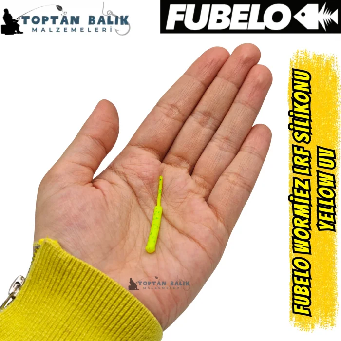 Fubelo Wormiez LRF Silikon Yemi - Yellow UV (5.2 cm / 18 Adet)