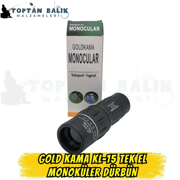 Gold Kama KL-15 Tek El Monoküler Dürbün 70x70 (66m / 8000m)
