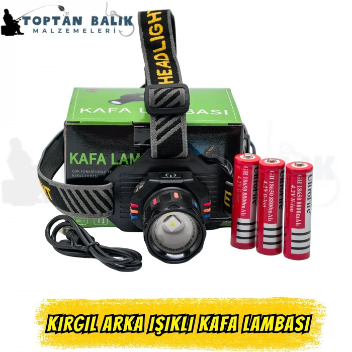 Kırgıl 30W Çift Yönlü Arka Işıklı LED Kafa Lambası