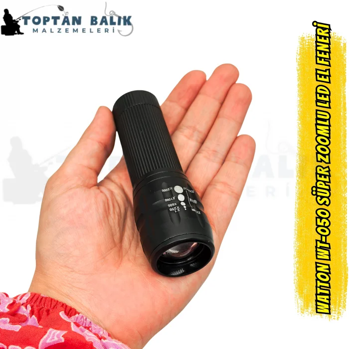 Watton WT-050 Süper Zoomlu LED El Feneri