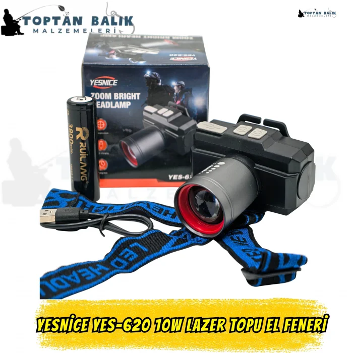 Yesnice YES-620 10W Lazer Topu El Feneri
