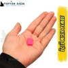 3lü Mısır Tanesi Formunda Pembe Sazan Boncuğu 16.5 x 8.5 mm (İç Çap: 3 mm) - 500 Gr Paket