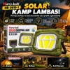 Hurry Bolt HB-9019-1 Solar Kamp Lambası Güneş Enerjili Çakarlı Sarı-Beyaz-Kırmızı Işıklı Powerbank