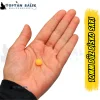 Disko Sarı Sazan Balık Boncuğu 10 mm (İç Çap: 2.5 mm) - 500 Gr Paket